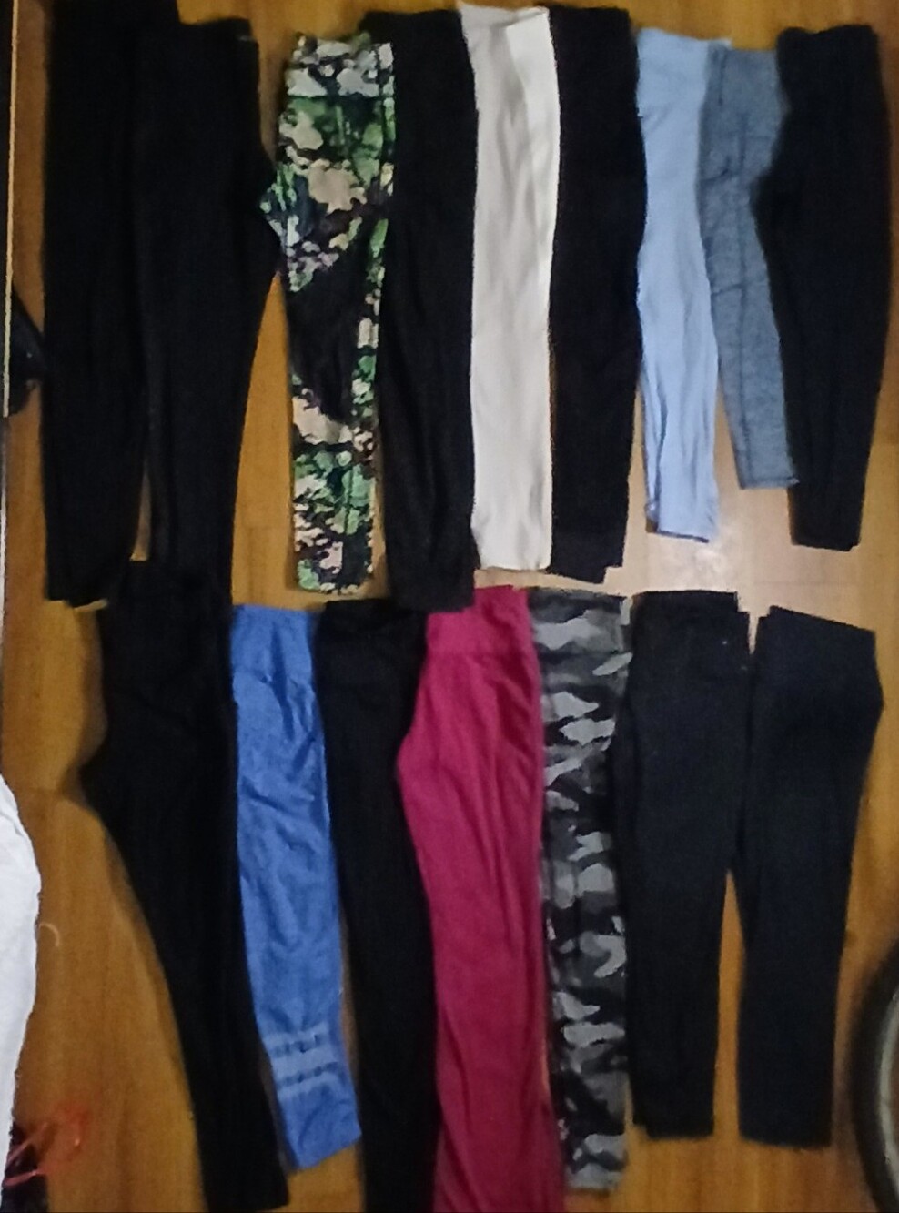 Womens  Leggings Bundle in Black, Blue, Pink, Green & Gray